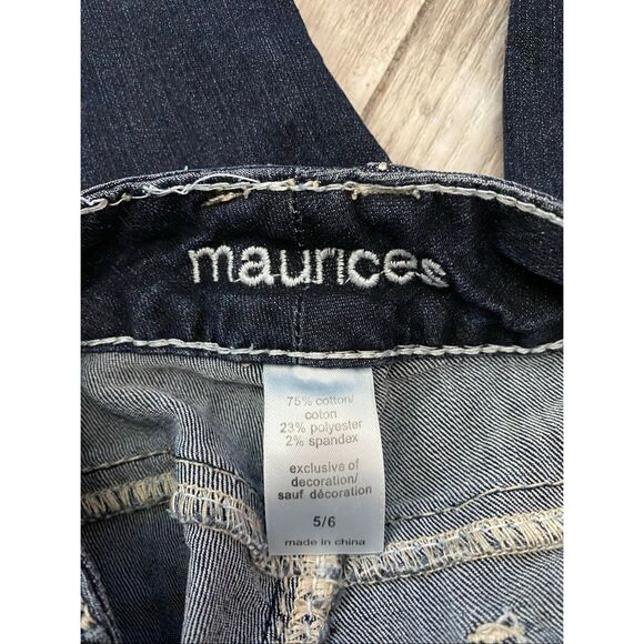 Maurices Capri Jeans Low Rise Button Fly Women’s Junior’s Sz 5/6 - Picture 3 of 3